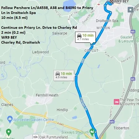 Enjoy Your Stay At Chorley Road Droitwich Exterior photo